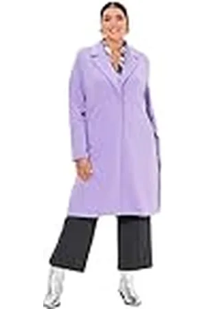 Ulla Popken Punto-longblazer, Reverskragen, Länger Geschnitten Blazer, , 44-46 Mujeres