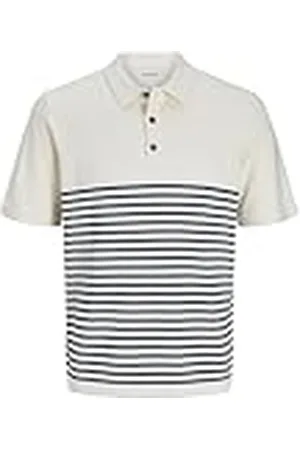 JACK & JONES Jjeemil Knit Relaxed Polo SS Sn, , L Hombres