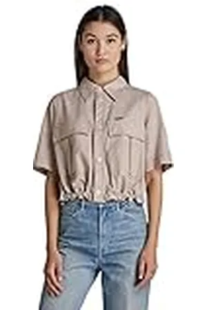 G-Star Para Mujer Camisa Cropped Field, , XXS