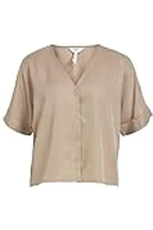 Object Objtilda S/S Cuello en V Top Noos Camiseta, , 38 para Mujer