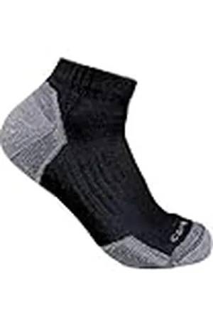 Carhartt Calcetines de Mezcla de algodón de Peso Medio, Paquete de 3, , L para Hombre