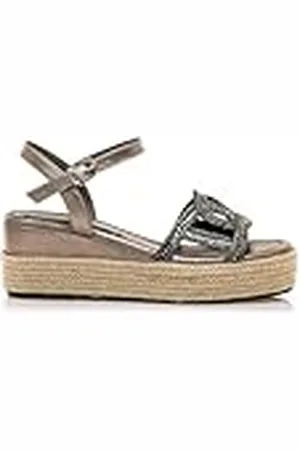 Maria Mare Sandalias cuña Mujer RICCIA 68564 | Plata | Cód. 60495 | Hebilla