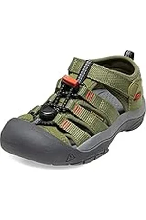 Keen Newport H2, Sandalias para Unisex niños, Verde (Olive Drab/Orange), 29 EU