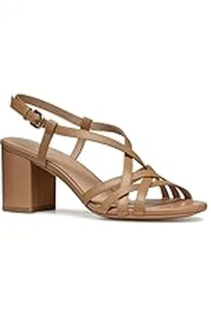 Geox D VIRNILISA 65 S B, Sandalia Tacón Mujer, , 38.5 EU