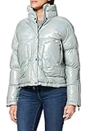Freaky Nation Ice Babyfn Chaqueta Acolchada, Azul Hielo, XL para Mujer