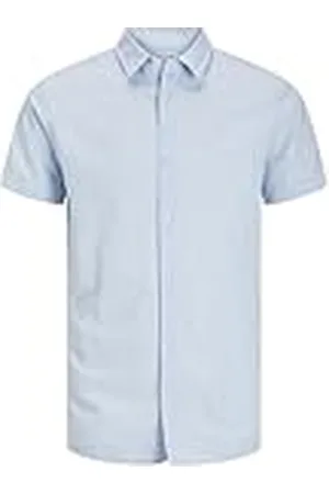 JACK & JONES Jjebreeze-Camiseta SS Sn Pls Camisa de Manga Corta, Color Azul, 3XL Hombres