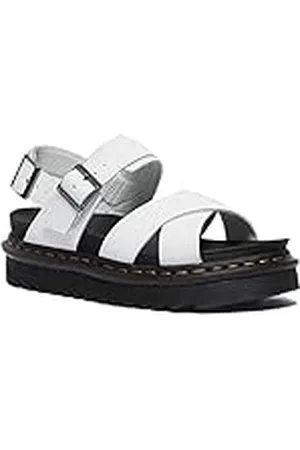 Dr. Martens Dr Martens Cross Strap Sandal, Boots Mujer, White, 40 EU