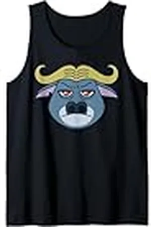 Disney Zootopia Chief Bogo Cute Kawaii Big Face Costume Camiseta sin Mangas