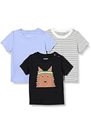 Amazon Camisetas de Manga Corta Unisex Bebés, Pack de 3, , 0-3 meses