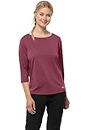 Jack Wolfskin Jwp 3/4 T W Camiseta de Manga Corta, Mujer, , S