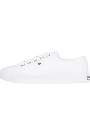 Tommy Hilfiger Essential Nautical Sneaker Fw0fw06512, Zapatillas Mujer, White (White), 41 EU