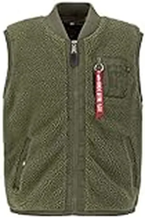 Alpha Industries Teddy Vest Chaqueta, , L para Hombre