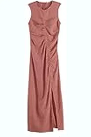 Scotch&Soda Structured Gingham Midi Dress Vestido Informal, Roadside Red/Cotton Candy, XS Mujeres