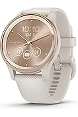Garmin Vivomove Trend, Elegante Smartwatch Híbrido de 40 mm con Sofisticado Aspecto Analógico, Bisel de Acero Inoxidable y Funciones Inteligentes