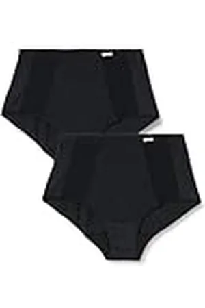 Dim Pack De 2 Slips Eco Efecto Vientre Plano Talle Alto Mujer x2, Negro, S