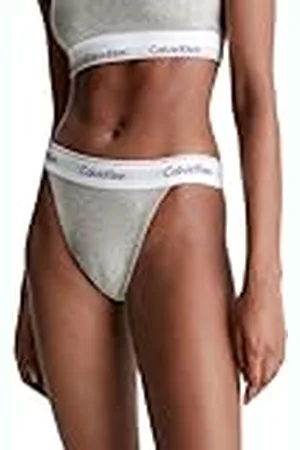 Calvin Klein Tanga Mujer Modern Thong Tanga, Grau (Gris), XL