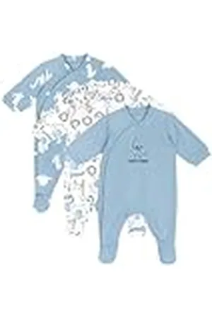 chicco Peleles Bebé Niño Y Niña, Set De 3 Peleles, En 100% Algodón, con Pie Y Apertura Cómoda, Ropa Bebé 0-3 Meses, Ideas Regalo Nacimiento, , 6 Meses