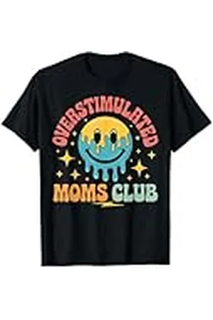 Graphic 365 Sobreestimulado mamá vida desordenado moño moderno regalo del día de la madre Camiseta