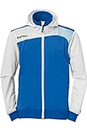 Kempa Emotion Cazadora con Capucha, Hombre, Azur/Blanco, XXS