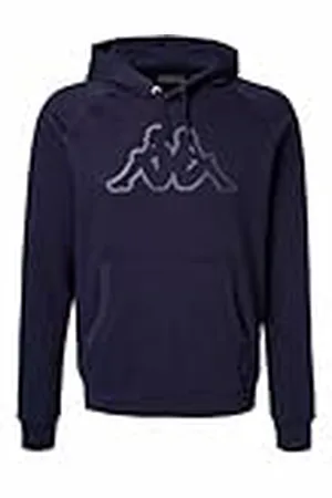 Kappa Zaiver Swt Sudadera deportiva cómoda y con estilo, Color Blue Marine y Blue Intense, Talla XS