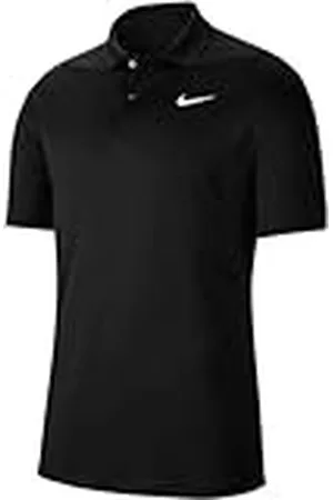 Nike Dri-Fit Victory DH0822-010 - Polo de Golf para Hombre, Color Blanco y Negro