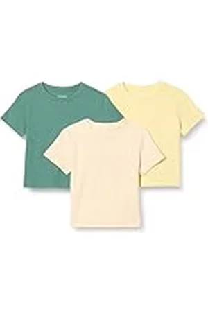 Amazon Camisetas de algodón Niño, Pack de 3, , 3 años