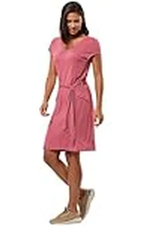 Jack Wolfskin Mola Dress Vestido Informal, Rosa Suave, XXL para Mujer