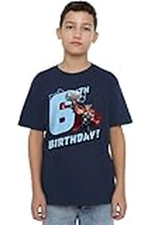 Thor Birthday 6 Unisex Kids T Shirt Camiseta, , 5-6 años para Niños