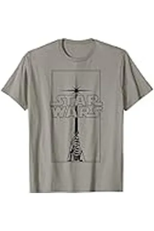 STAR WARS Saber Black Logo Camiseta