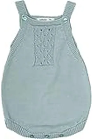 BABIDU Pelele Tirantes Punto Esperanza para Bebé, Diseño Calado Decorativo en el Pecho, Cierre de Botones en la Parte Inferior, Tejido Fresco para Primavera y Verano, Ropa Bebé Unisex Elegante