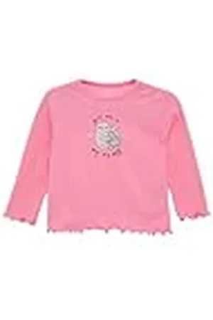 QS by s.Oliver 2161437 Camiseta de Manga Larga, Rosa, 86 para Niñas