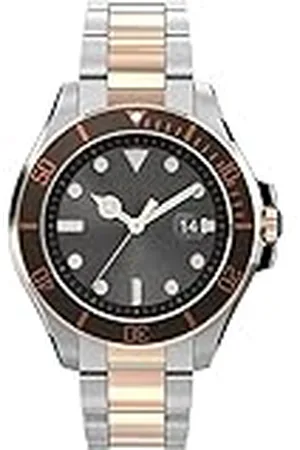 Timex Reloj Analógico para Hombres de Cuarzo con Correa en Acero Inoxidable TW2V42100