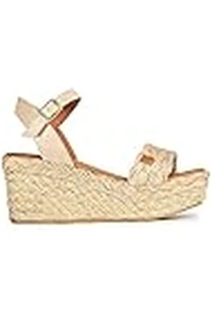 POPA Cuña Baja Camerun Amur Oro, Zapatillas Mujer, 40 EU