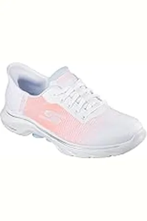 Skechers GO Walk 7 ADEL, Zapatillas Mujer, White, 42 EU
