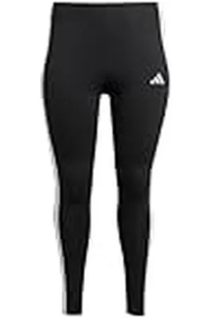 adidas Leggings de algodón con 3 Rayas para Mujer (Talla Grande)