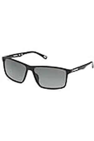 Skechers SE6174 Gafas de Sol para Hombre, Gafas de Sol Casual Ligeras, Lentes Rectangulares, Lentes Polarizadas Verde, Negro Opaco