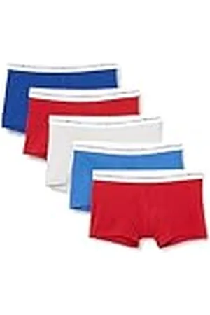 Tommy Hilfiger Calzoncillos bóxer Hombre Pack de 5 Trunks Classic Fit, Multicolor (Med Rd/Lgh Cst/Vrn Blu/Med Rd/Wdg), XL