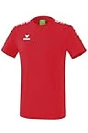 Erima 2081933 Camiseta, Unisex niños, Rojo/Blanco, 116