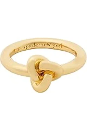 Kate Spade Anillo de nudo doble, Metal, Sin piedras preciosas
