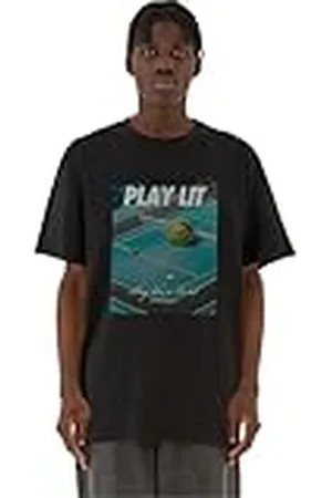 Mister Tee Playlit Heavy Oversize tee-Camiseta para Hombre, 100% algodón, Color , XL Grande Alto