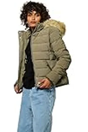 Kaporal 5 Chaqueta para Mujer, Corte Regular, XXL Modelo Mibby, Color Khaki, XL