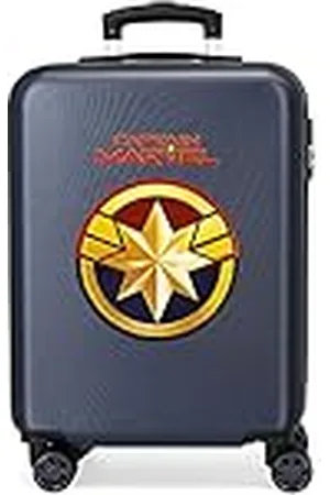 Marvel Los Vengadores All Avengers Maleta de Cabina Azul 37x55x20 cms Rígida ABS Cierre combinación 34L 2,6Kgs 4 Ruedas Dobles Equipaje de Mano
