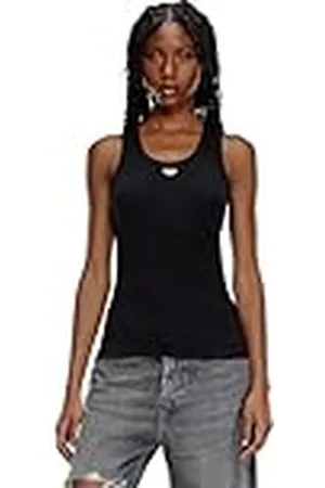 Diesel Shirt T-ANKY-D Tank Top Black Black Black XL Mujer