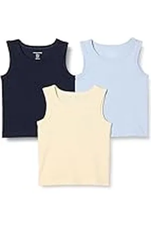 Amazon Camisetas de Tirantes Niño, Pack de 3, , 8 años