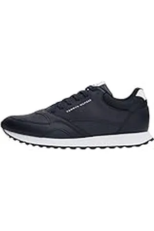 Tommy Hilfiger Runner Sneaker Hombre New Eva de Piel, Azul (Desert Sky), 40