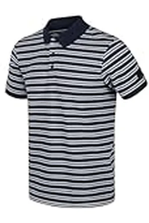 Regatta Camiseta Malak de algodón Coolweave y Cuello con Botones