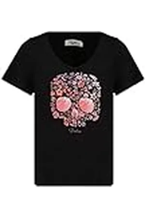 Deeluxe Camiseta Marca Modelo T-Shirt Femme Floriskull