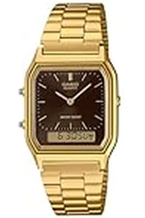 Casio Reloj Hombres de Analógico con Correa en Acero Inoxidable AQ-230GA-5AMQYDF