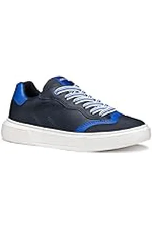 Geox J NETTUNO Boy A, Zapatillas, Navy/Royal, 34 EU