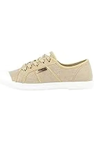 Les Tropéziennes par M Belarbi CLORUNI, Zapatillas Mujer, Beige/OR, 36 EU